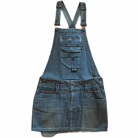 ๐HOST PICK๐ RARE Luxirie by LRG Jeweled Overalls - Picture 2 of 16